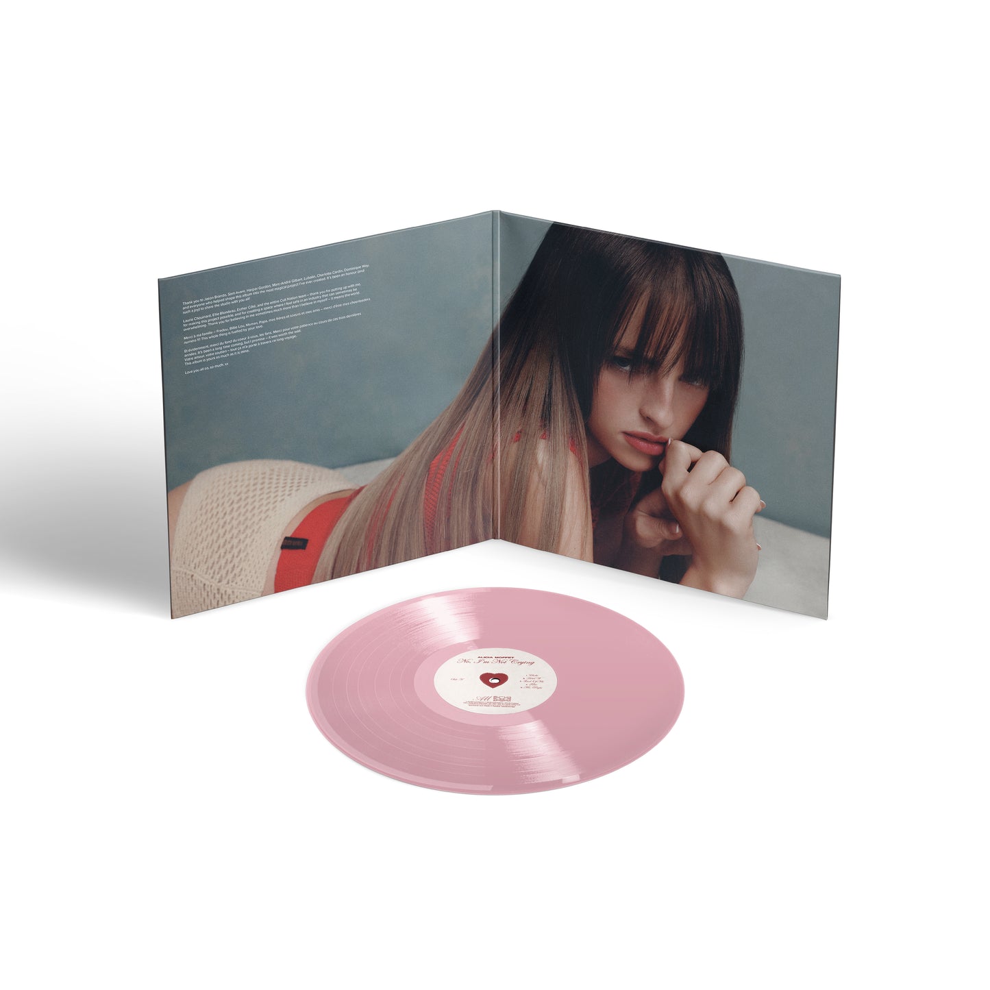 No, I'm Not Crying - Vinyle rose (exclusif à la tournée)